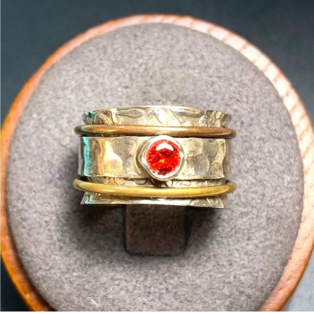 Sterling Silver Spinner Ring